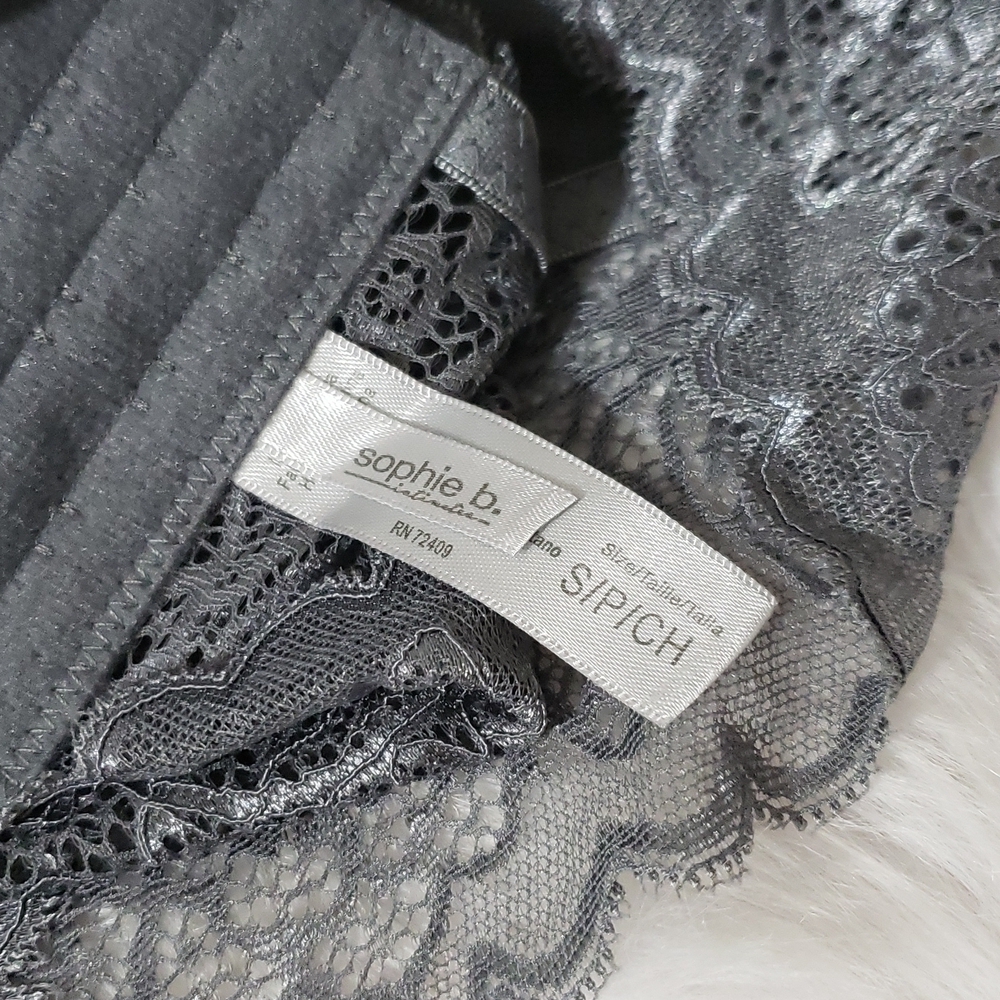 Sophie b. Grey lace bralette - Picture 8 of 11